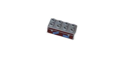 LEGO® DUPLO® 2 x 4 Stein Koffer grau gebraucht