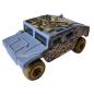 Preview: Hot Wheels ® Humvee Dino Riders blau gebraucht