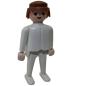 Preview: Playmobil ® Mann weiß braune Haare bewegliche Hände DUNLOP gebraucht