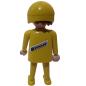 Preview: Playmobil ® Mann gelb braune Haare bewegliche Hände DUNLOP mit Werkzeugkasten gebraucht