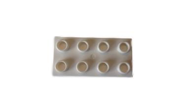 LEGO® DUPLO® 40666 2 x 4 Platte weiß gebraucht