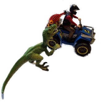 Schleich ® 41466 Flucht auf Quad vor Velociraptor gebraucht