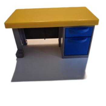 Playmobil ® Schreibtisch gelb / blau