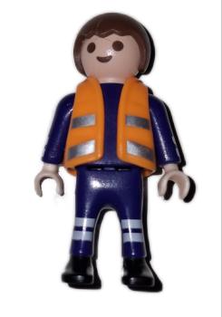 Playmobil ® Kind Junge Feuerwehr gebraucht