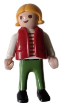 Playmobil ® 30111090 Kind Mädchen rote Weste gebraucht