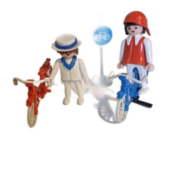 Playmobil ® 3688 Kinder / Schneemann / Schlitten gebraucht