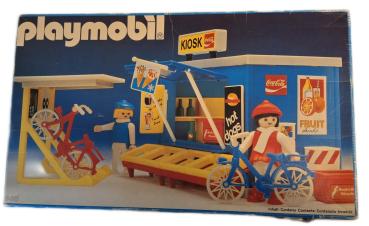 Playmobil ® 3418 Kiosk mit Fahrradständer gebraucht