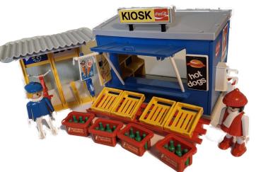 Playmobil ® 3418 Kiosk mit Fahrradständer gebraucht