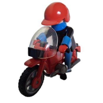 Playmobil ® 3565 Rennfahrer / Motorrad gebraucht