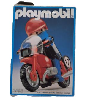 Playmobil ® 3565 Rennfahrer / Motorrad gebraucht