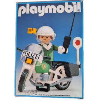 Playmobil ® 3564 Polizist - Motorrad gebraucht