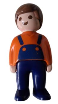 Playmobil 123 ® Mann blau orange gebraucht