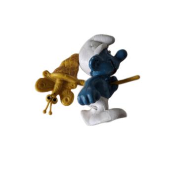 Schleich ® 40209 Schmetterlingsfänger Schlumpf gebraucht