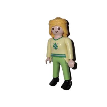 Playmobil ® Frau blond grüne Hose gebraucht