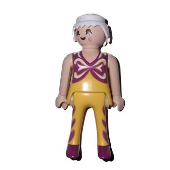 Playmobil ® Frau Akrobatin weißes Haar gebraucht