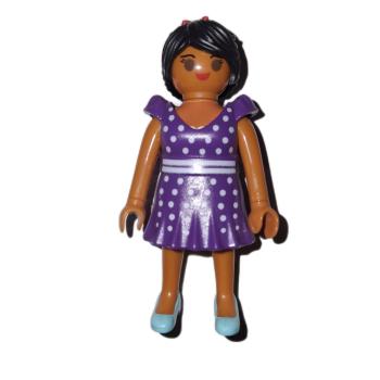 Playmobil ® Frau in lila Kleid gebraucht