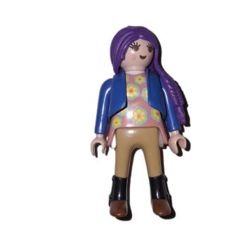 Playmobil ® Frau mit lila Haare gebraucht