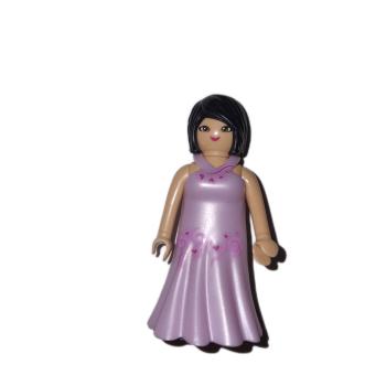 Playmobil ® Frau mit rosa Kleid gebraucht