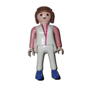 Playmobil ® Frau weiß / rosa gebraucht