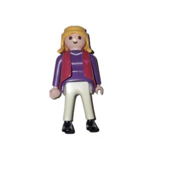 Playmobil ® Frau mit Weste blond gebraucht