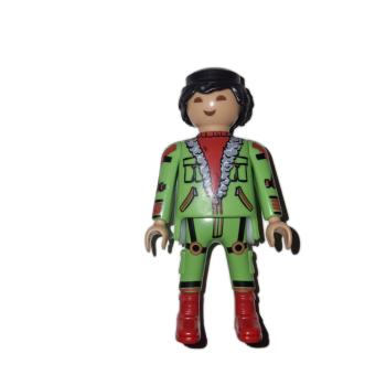 Playmobil ® Mann grün mit schwarzen Haaren gebraucht