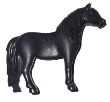 Playmobil ® Pony schwarz gebraucht