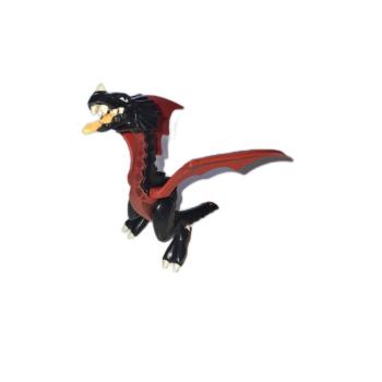 Playmobil ® Drache schwarz mit rote Flügel gebraucht