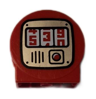 LEGO® DUPLO® 41970 Baustein 1 x 3 x 2 rund rot Zapfsäule gebraucht