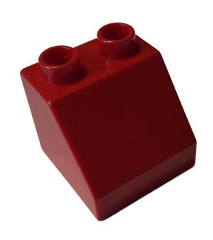LEGO® DUPLO® 6474 Dachstein 2 x 2 rot spitz gebraucht