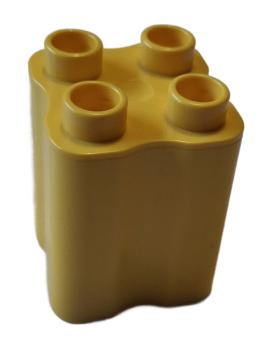 LEGO® DUPLO® 31061 2 x 2 x 2 gelb wellig gebraucht