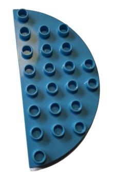 LEGO® DUPLO® 29304 4 x 8 Platte blau abgerundet gebraucht