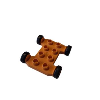 LEGO® DUPLO® 42092 Fahrgestell 2 x 4 orange gebraucht