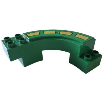 LEGO® DUPLO® 31205 Rennbahn grün Straßenabschnitt Kurve gebraucht