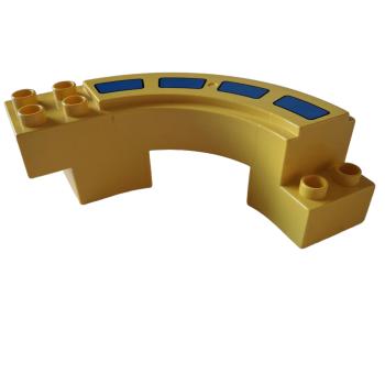 LEGO® DUPLO® 31205 Rennbahn gelb Straßenabschnitt Kurve gebraucht