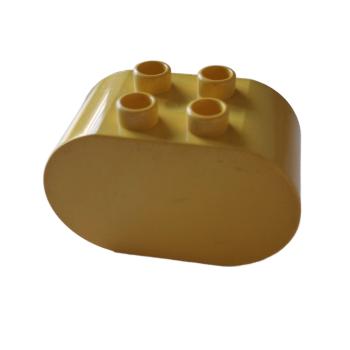 LEGO® DUPLO® 6448 2 x 4 x 2 Stein mit abgerundeten Ecken gelb gebraucht