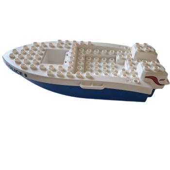 LEGO® DUPLO® Polizeiboot Rumpf aus 4861 stark gebraucht