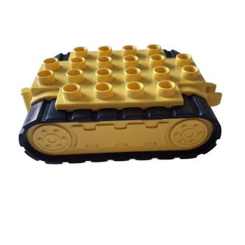 LEGO® DUPLO® 25600 Planierraupe gelb Unterbau gebraucht