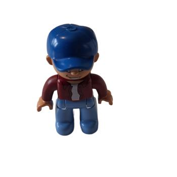 LEGO® DUPLO® Figur Mann mit blauer Mütze gebraucht