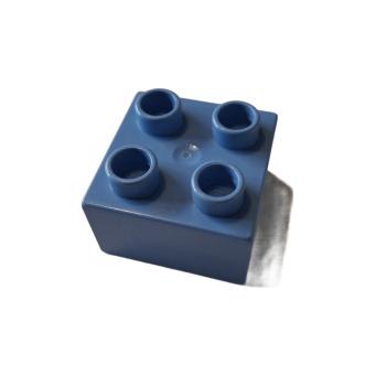 LEGO® DUPLO® 3437 2 x 2 Stein mittelblau gebraucht