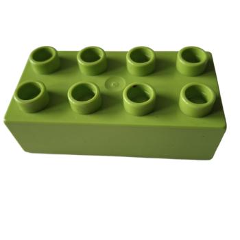LEGO® DUPLO® 3011 2 x 4 Stein grasgrün gebraucht