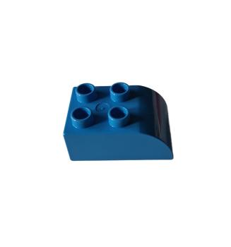 LEGO® DUPLO® 2302 Dachstein 2 x 3 azurblau abgerundet gebraucht