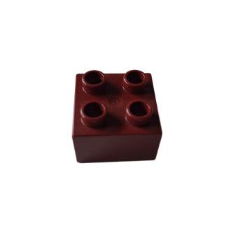 LEGO® DUPLO® 3437 2 x 2 Stein bordeaux gebraucht