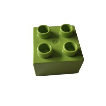 LEGO® DUPLO® 3437 2 x 2 Stein grasgrün gebraucht