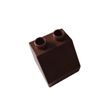 LEGO® DUPLO® 6474 Dachstein 2 x 2 spitz dunkelbraun gebraucht
