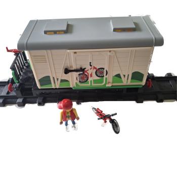Playmobil ® 4115 Güterwagon Fahrradwagen gebraucht