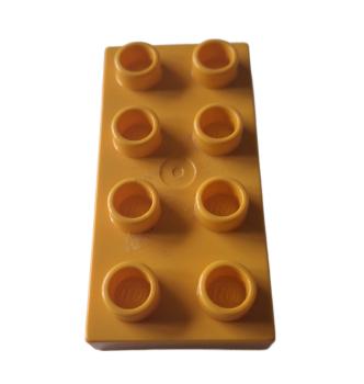 LEGO® DUPLO® 40666 2 x 4 Platte dunkelgelb gebraucht