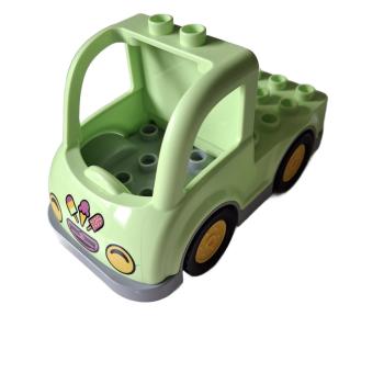 LEGO® DUPLO® Transporter grün Eiscream ohne Aufbau gebraucht