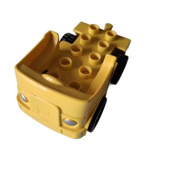 LEGO® DUPLO® 95462 LKW - Aufbau gelb mit Rädern gebraucht