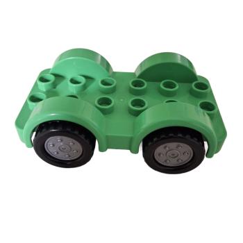 LEGO® DUPLO® 11841 Fahrzeug Chassis 2 x 6 grün gebraucht