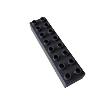 LEGO® DUPLO® 4199 2 x 8 Stein dunkelgrau gebraucht